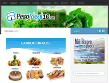 Tablet Screenshot of pesoideal10.com